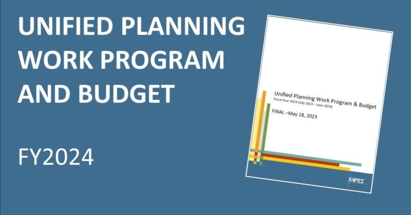 Unified Planning Work Program & Budget